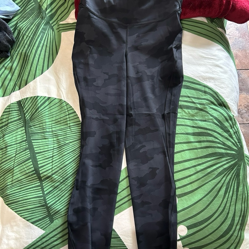 lululemon athletica Black Camo Leggings